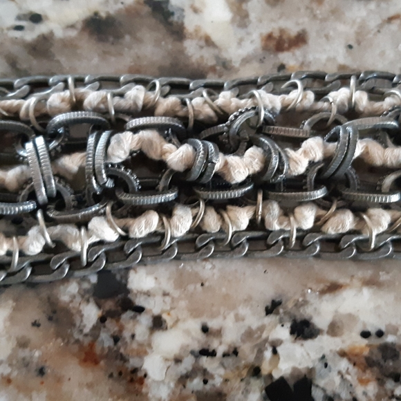 NWOT Handmade Metal & Hemp Bracelet - Picture 5 of 5